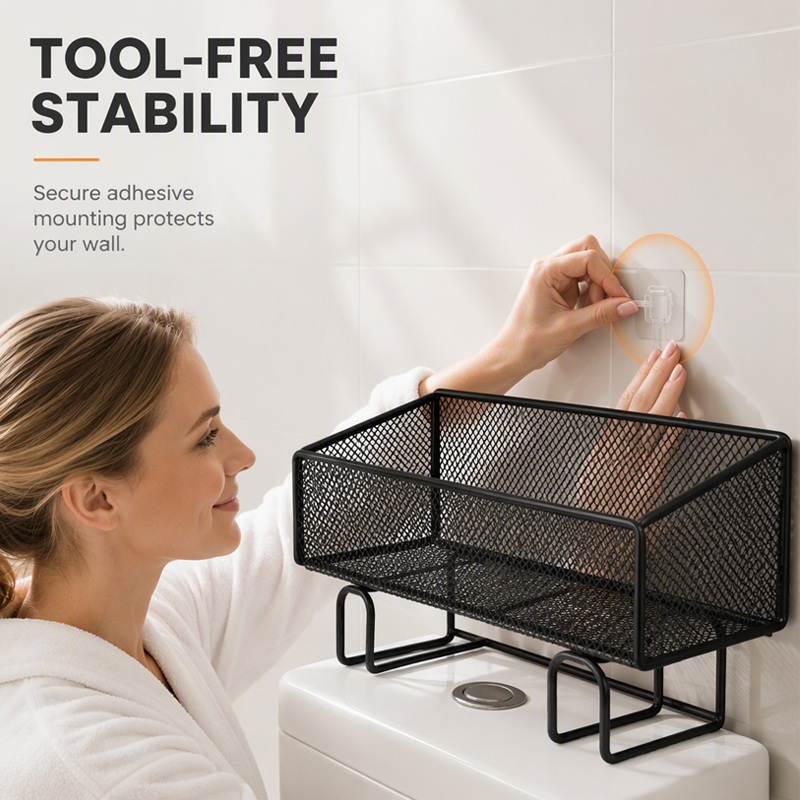 Space-Saving Bathroom Organizer