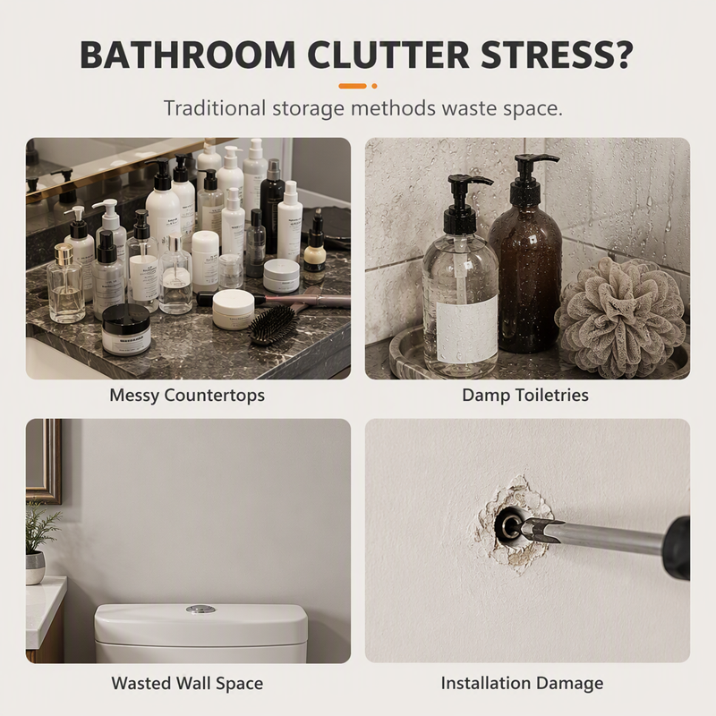 Space-Saving Bathroom Organizer