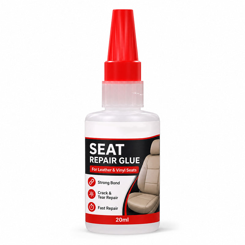 🚗57% OFF NOW! Quick Dry Car Seat Leather Repair Glue‑ Precision Nozzle Vinyl & Leather Adhesive, Permanent Bond Repair Glue for Car Seats, Sofas & Leather Furnitures