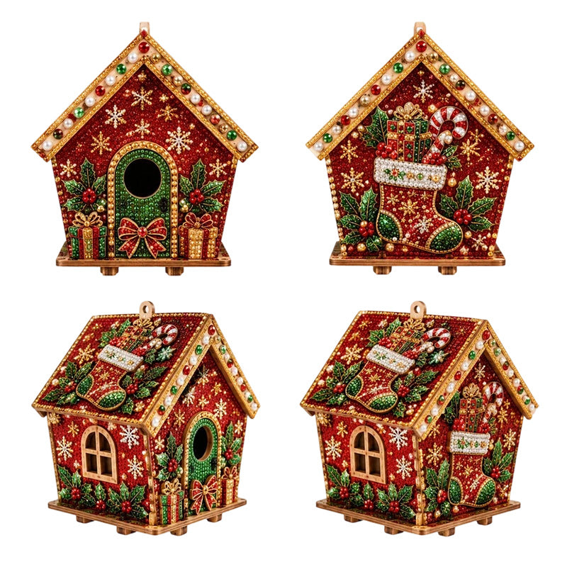 🎄Christmas Pre Sale￡9.99!!☃️3D DIY Pearl Art Christmas Painting Kit