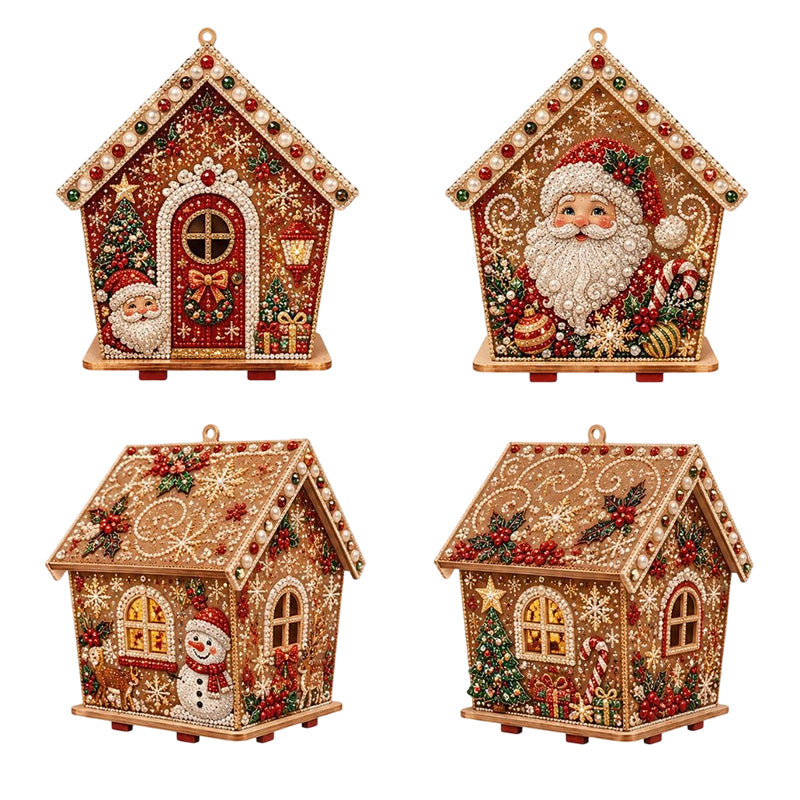 🎄Christmas Pre Sale￡9.99!!☃️3D DIY Pearl Art Christmas Painting Kit