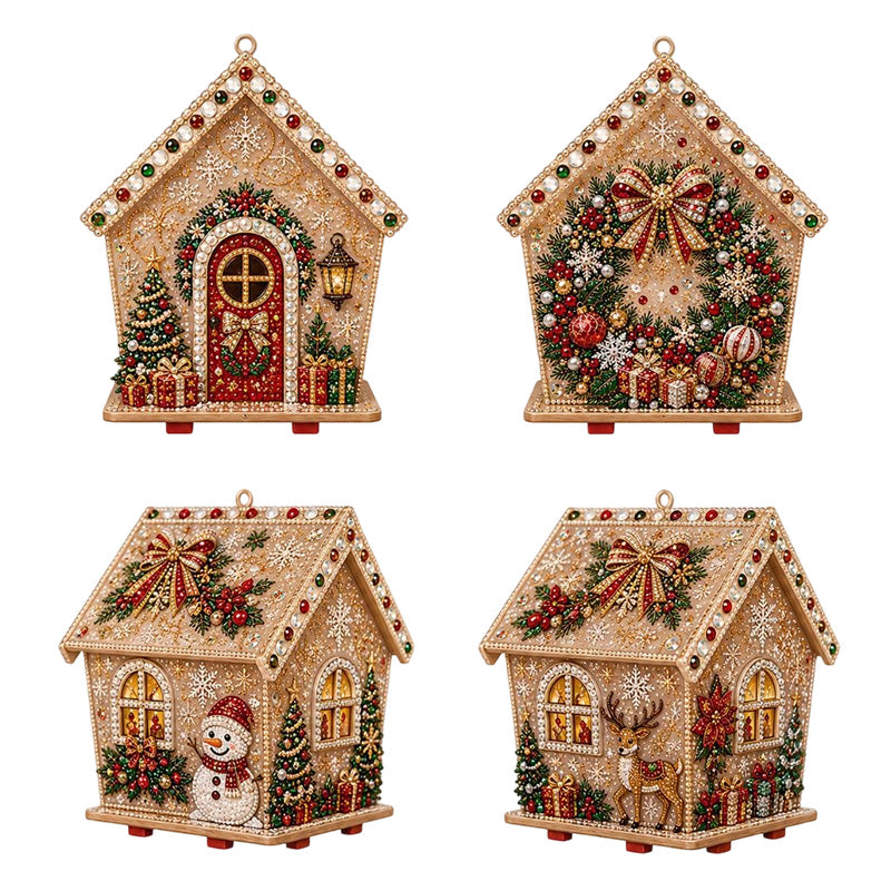 🎄Christmas Pre Sale￡9.99!!☃️3D DIY Pearl Art Christmas Painting Kit