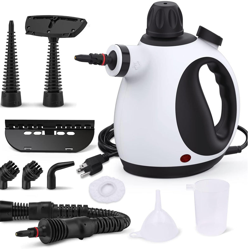 ⏰50% OFF – LAST CHANCE⏰ Handheld Pressurized Steam Cleaner Kit – 1200W Fast Heat – 10-Piece Set – Kills Germs, Eliminates Grease – Chemical-Free! 🔥