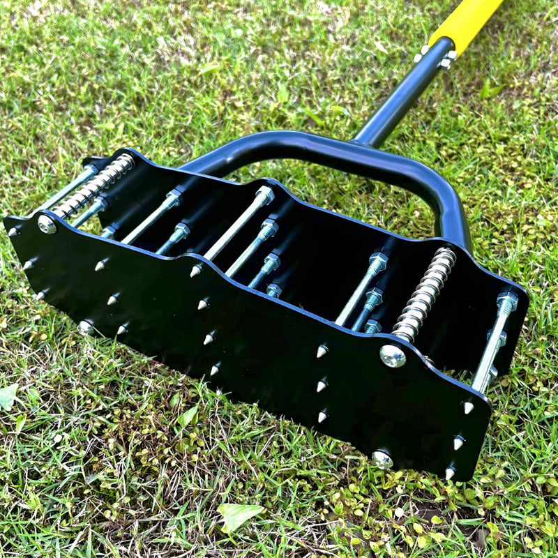 🌱 Heavy-Duty Lawn Aerator – Step In, Loosen Tough Soil & Keep Working 💪