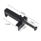 🧱 Adjustable PA6 Brick Line Clips & Extended Runners: Durable, No-Tools Setup, Dual Sizes for Precise Masonry Alignment