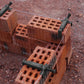 🧱 Adjustable PA6 Brick Line Clips & Extended Runners: Durable, No-Tools Setup, Dual Sizes for Precise Masonry Alignment