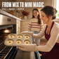 🥳HOT SALE🥳💞10K+ SOLD! Mini Bundt Pan – From £9.99! 3 shapes, non-stick & carbon steel. Bake beautiful treats – grab yours! ✅