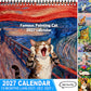 💥NEW PRODUCT 50% OFF💥 2027 Funny Cat Meme Calendar – 12 Monthly Pages, Humorous Cat Art – Home, Office & Studio Decor – Perfect Cat Lover Gift! 🐱📆