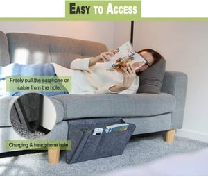 🥳HOT SALE🥳💞10K+ SOLD! Bedside Caddy – From £9.97! Multi-pockets, soft felt & easy install. Everything within reach – grab yours! ✅