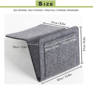🥳HOT SALE🥳💞10K+ SOLD! Bedside Caddy – From £9.97! Multi-pockets, soft felt & easy install. Everything within reach – grab yours! ✅