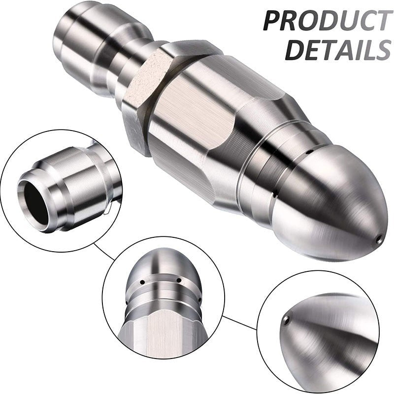 🥳HOT SALE🥳💞10K+ SOLD! Pipe Nozzle – From £8.99! High-pressure, precision pointed & stainless steel. Clear clogs fast – grab yours! ✅