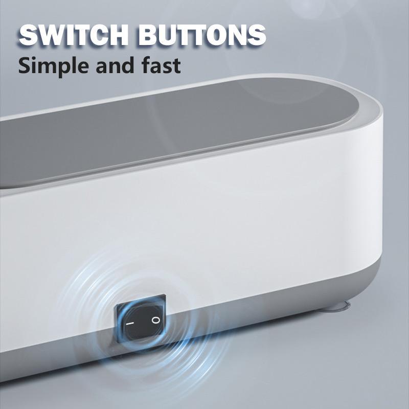 🥳2026 BESTSELLER🥾 Ultrasonic Cleaner – 360° 3D Cleaning, No Blind Spots – For Glasses, Dentures, Makeup Brushes & Toys – Lightweight! 🛡️💨