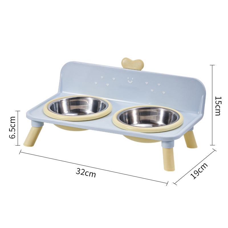🐾Elevated Double Pet Bowl Feeder | More Natural Feeding Posture For Pets✨