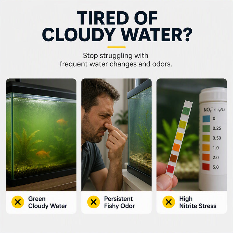 🥳HOT SALE🥳💞10K+ SOLD! Aquarium Tablets – From £6.99! 50 tablets, nitrifying bacteria & clear water. Healthy tank – grab yours! ✅