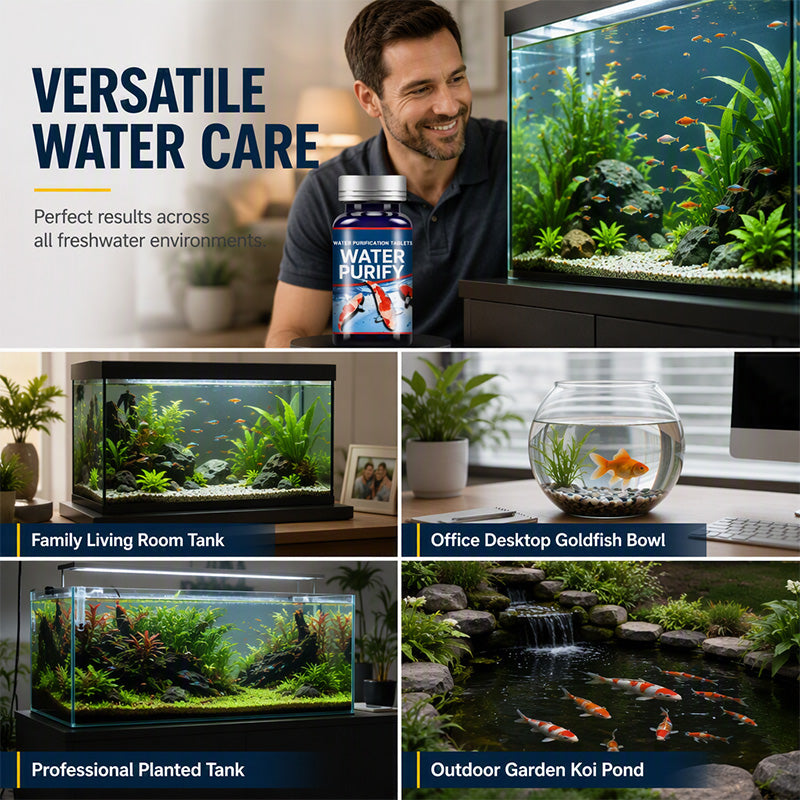 🥳HOT SALE🥳💞50K+ SOLD! Aquarium Tablets – From £8.99! 50 tablets, nitrifying bacteria & clear water. Less maintenance – grab yours! ✅