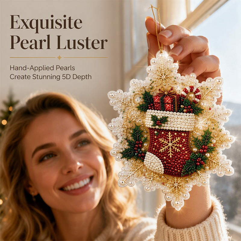 🥳2026 HOT SALE🥳💞50K+ SOLD! 🎄✨ 50% OFF! Christmas DIY Painting Ornaments – make sparkling 5D pearl decorations yourself. Unique, handmade & full of festive charm – no store-bought can compare! 🖌️💎