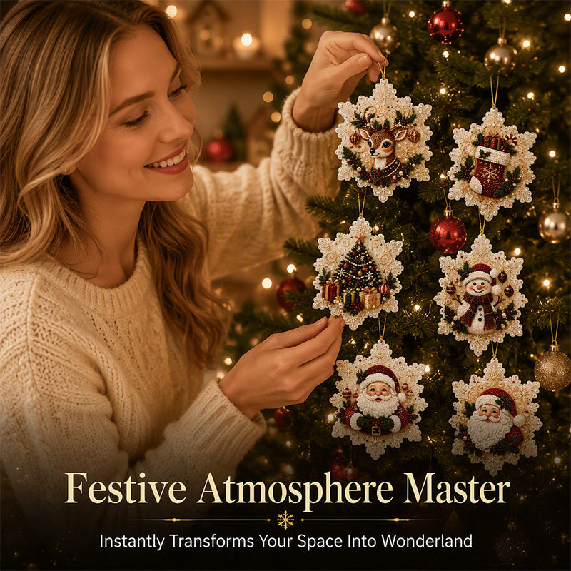 🥳2026 HOT SALE🥳💞50K+ SOLD! 🎄✨ 50% OFF! Christmas DIY Painting Ornaments – make sparkling 5D pearl decorations yourself. Unique, handmade & full of festive charm – no store-bought can compare! 🖌️💎