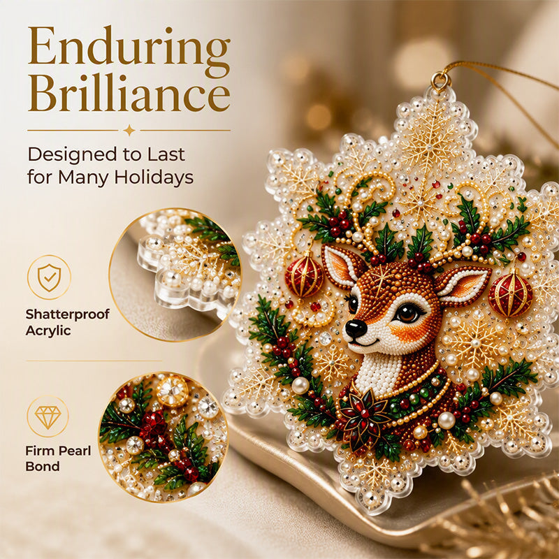 🥳2026 HOT SALE🥳💞50K+ SOLD! 🎄✨ 50% OFF! Christmas DIY Painting Ornaments – make sparkling 5D pearl decorations yourself. Unique, handmade & full of festive charm – no store-bought can compare! 🖌️💎