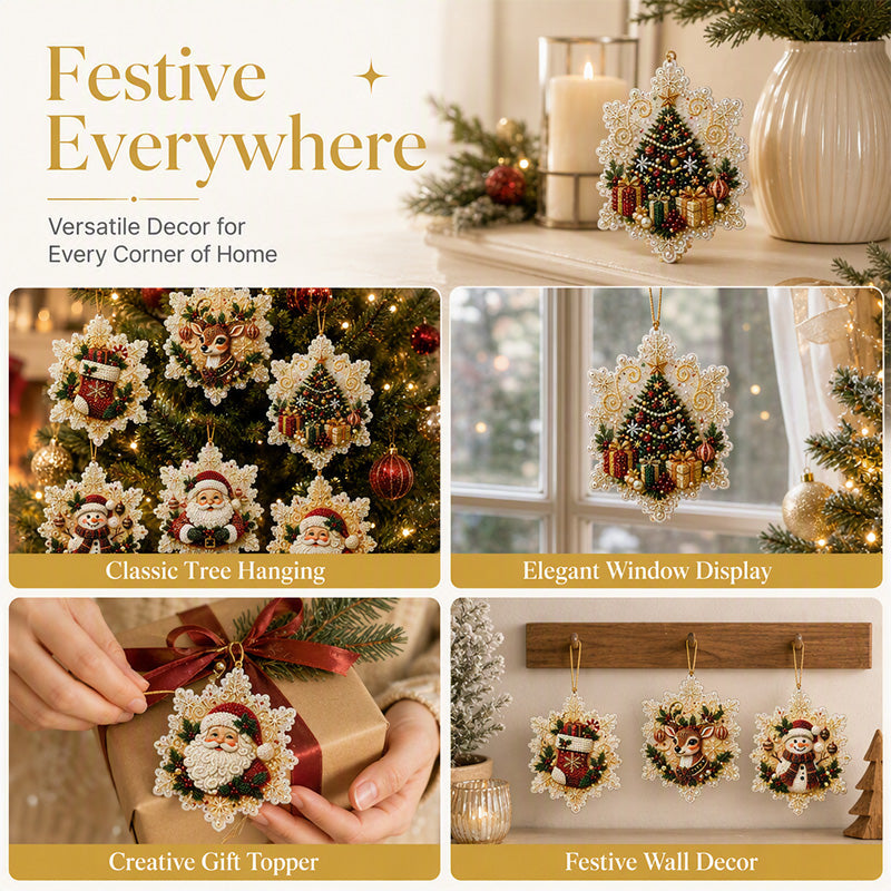 🥳2026 HOT SALE🥳💞50K+ SOLD! 🎄✨ 50% OFF! Christmas DIY Painting Ornaments – make sparkling 5D pearl decorations yourself. Unique, handmade & full of festive charm – no store-bought can compare! 🖌️💎