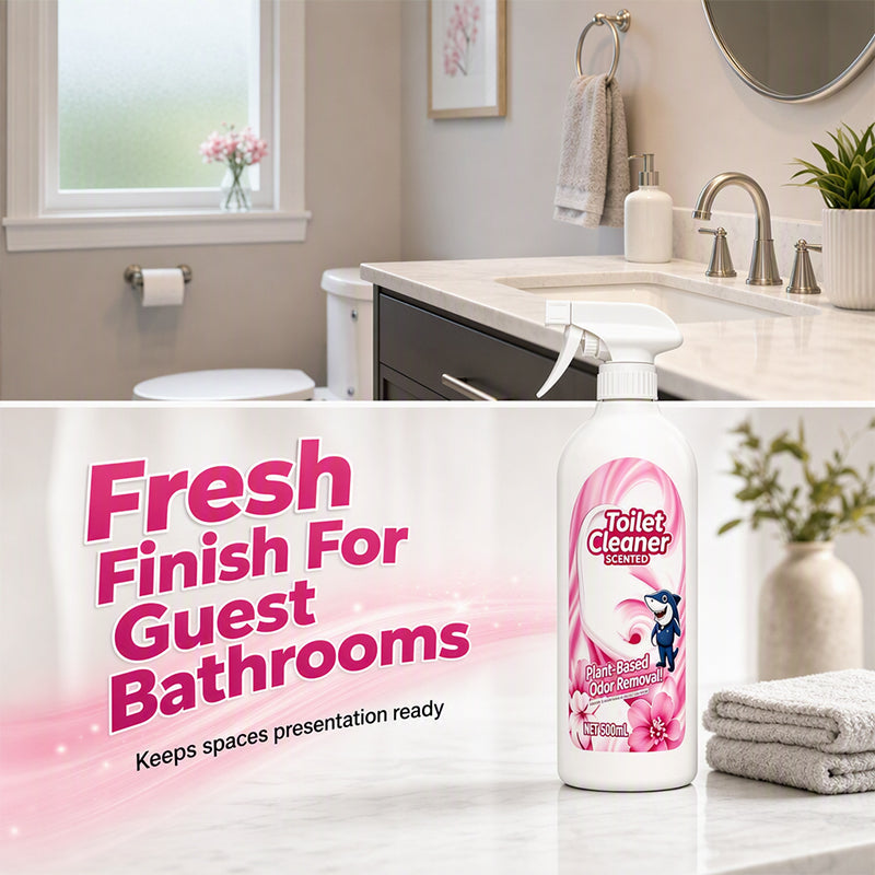 🥳2026 BESTSELLER🥾 Toilet Cleaner Spray – No-Scrub, Floral Scent – Loosens Urine & Limescale – Easy Spray Reach – Daily Bathroom Care! 🛡️💨