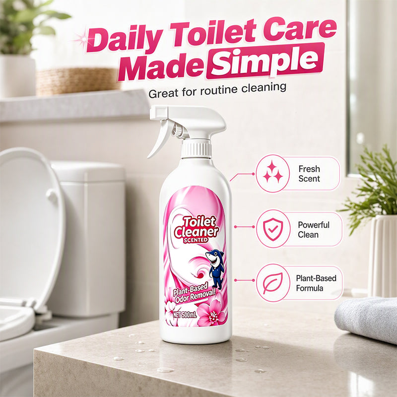 🥳2026 BESTSELLER🥾 Toilet Cleaner Spray – No-Scrub, Floral Scent – Loosens Urine & Limescale – Easy Spray Reach – Daily Bathroom Care! 🛡️💨