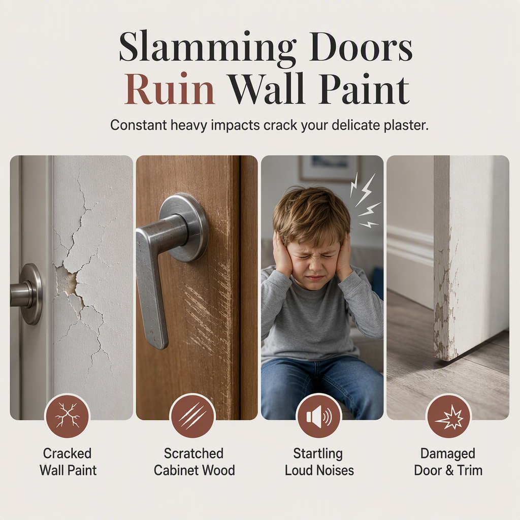 🥳HOT SALE🥳💞10K+ SOLD! Wall Protector – From £5.99! Thick rubber, quiet & washable. Protect walls & sleep – grab yours! ✅