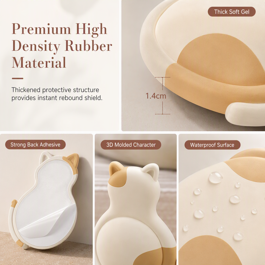 🥳HOT SALE🥳💞10K+ SOLD! Wall Protector – From £5.99! Thick rubber, quiet & washable. Protect walls & sleep – grab yours! ✅