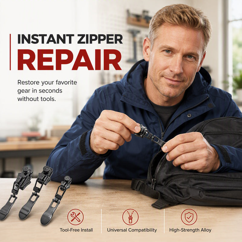 🥳HOT SALE🥳💞10K+ SOLD! Zipper Pull – From £7.99! Snap-on, no tools & durable alloy. Fix zippers fast – grab yours! ✅