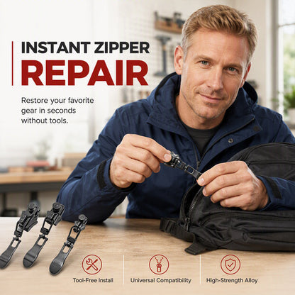 🥳HOT SALE🥳💞10K+ SOLD! Zipper Pull – From £7.99! Snap-on, no tools & durable alloy. Fix zippers fast – grab yours! ✅