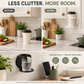 No-Drill Wall Mounted Folding Cup Holder