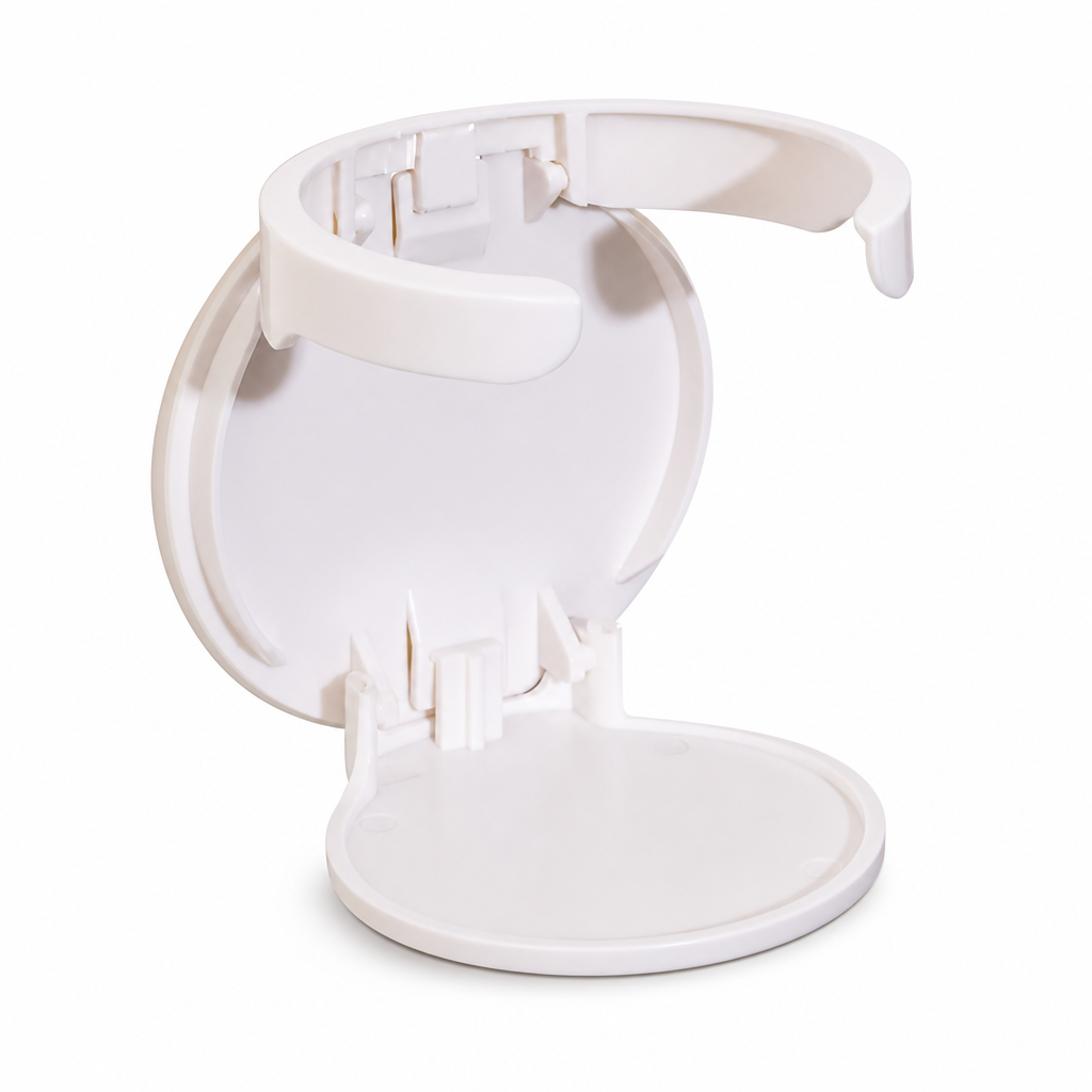 No-Drill Wall Mounted Folding Cup Holder