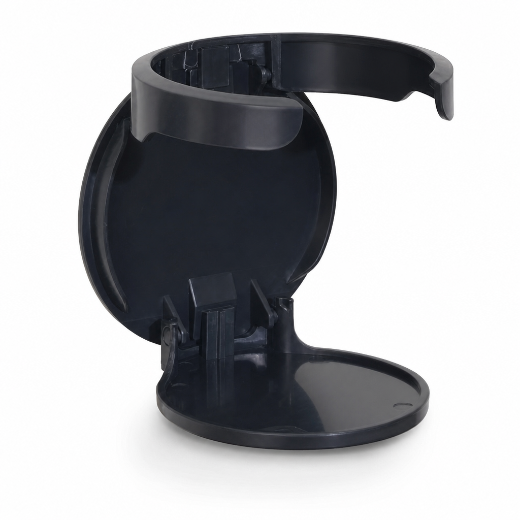 No-Drill Wall Mounted Folding Cup Holder