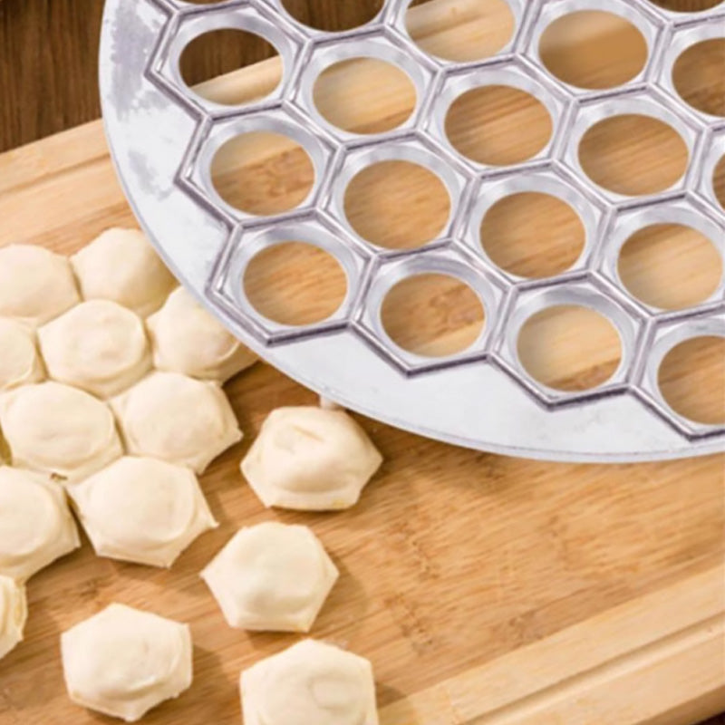 🥳HOT SALE🥳💞50K+ SOLD! Dumpling Mold – From £9.99! 37 cavities, sturdy aluminum & easy clean. Perfect dumplings – grab yours! ✅