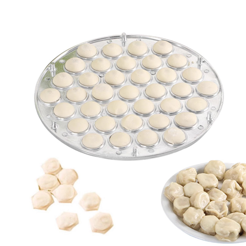 🥳HOT SALE🥳💞50K+ SOLD! Dumpling Mold – From £9.99! 37 cavities, sturdy aluminum & easy clean. Perfect dumplings – grab yours! ✅