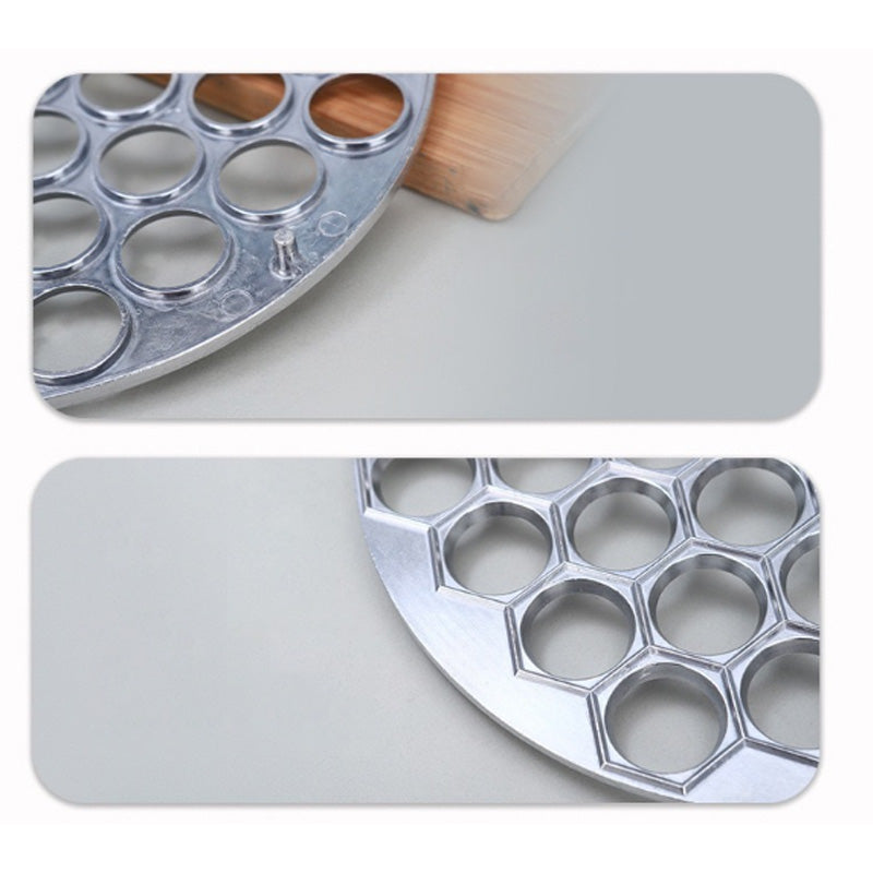 🥳HOT SALE🥳💞50K+ SOLD! Dumpling Mold – From £9.99! 37 cavities, sturdy aluminum & easy clean. Perfect dumplings – grab yours! ✅