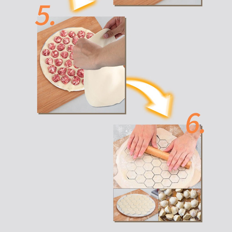 🥳HOT SALE🥳💞50K+ SOLD! Dumpling Mold – From £9.99! 37 cavities, sturdy aluminum & easy clean. Perfect dumplings – grab yours! ✅