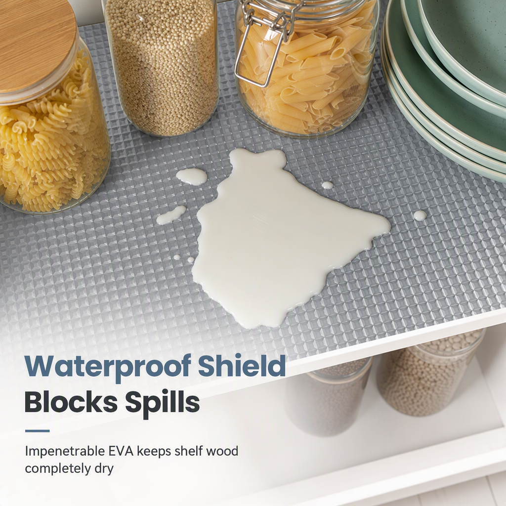 Cuttable EVA Non-Slip Waterproof Drawer Liner