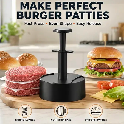 🥳HOT SALE🥳💞50K+ SOLD! Burger Press – From £9.99! Uniform patties, easy release & quick clean. Perfect burgers – grab yours! ✅