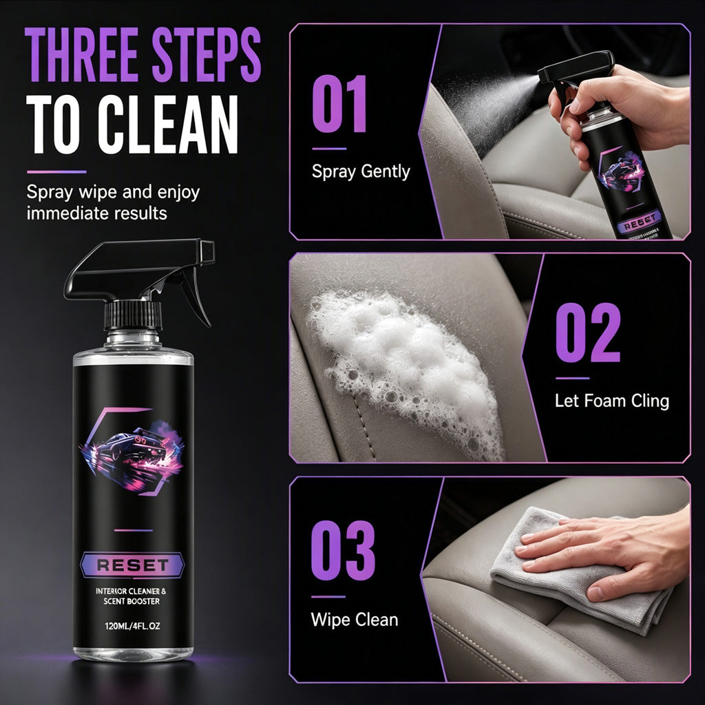 🥳2026 HOT SALE🥳💞50K+ SOLD! 🚗🧽 Car Interior Deep Cleaner – active formula dissolves grease & grime, restores matte finish. No sticky residue – drive in comfort again! ✨💪