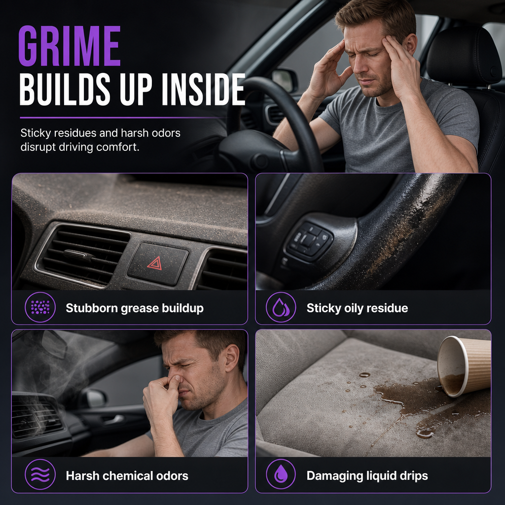 🥳2026 HOT SALE🥳💞50K+ SOLD! 🚗🧽 Car Interior Deep Cleaner – active formula dissolves grease & grime, restores matte finish. No sticky residue – drive in comfort again! ✨💪