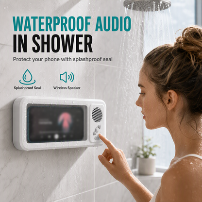 🥳HOT SALE🥳💞50K+ SOLD! Shower Phone Case – From £20.99! Waterproof, Bluetooth & touch screen. Music in shower – grab yours! ✅