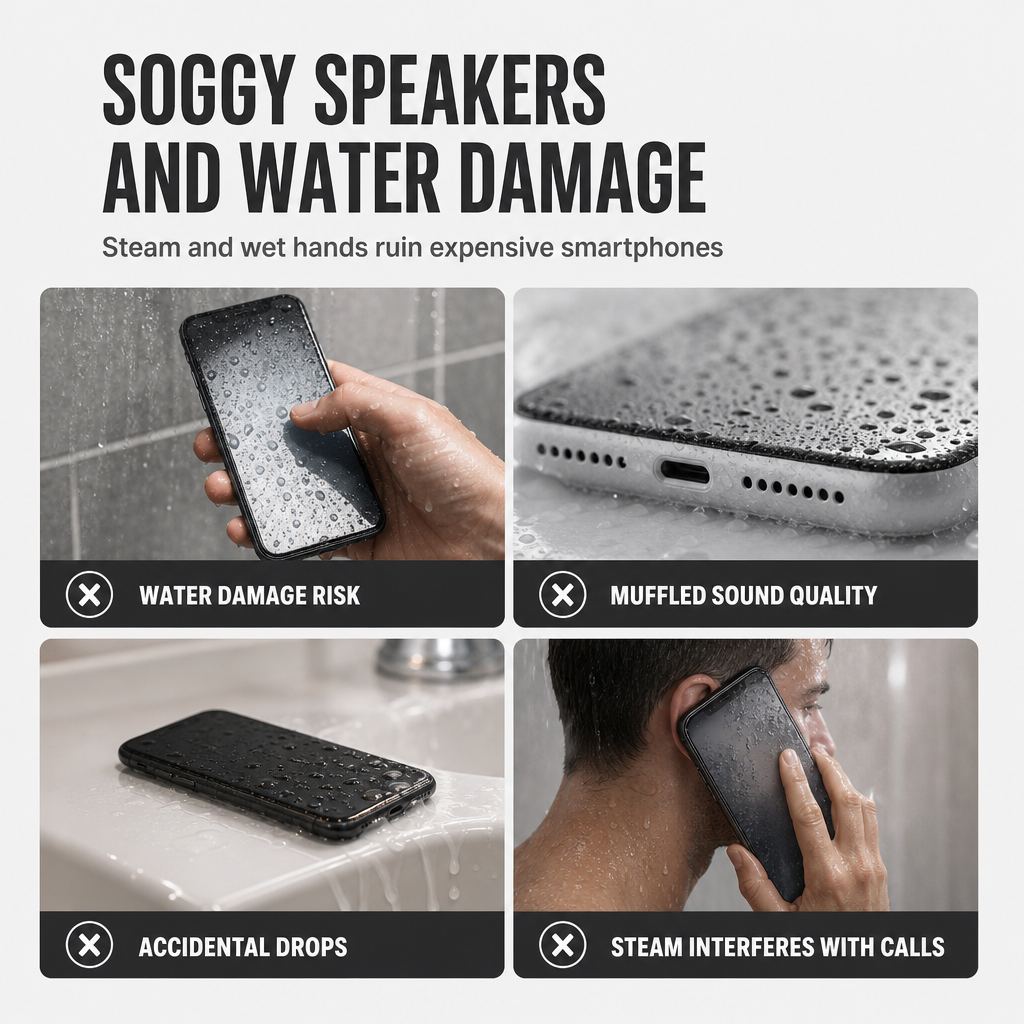 🥳HOT SALE🥳💞50K+ SOLD! Shower Phone Case – From £20.99! Waterproof, Bluetooth & touch screen. Music in shower – grab yours! ✅