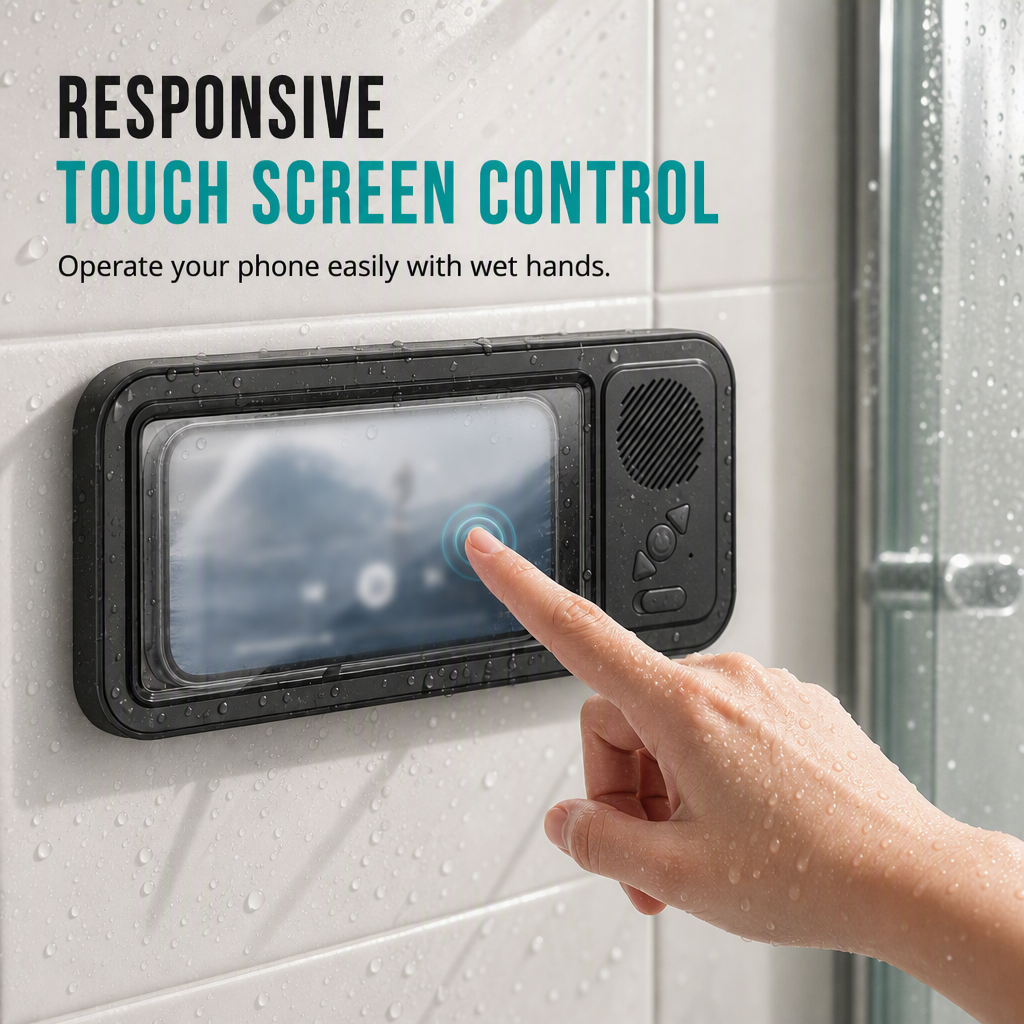 🥳HOT SALE🥳💞50K+ SOLD! Shower Phone Case – From £20.99! Waterproof, Bluetooth & touch screen. Music in shower – grab yours! ✅