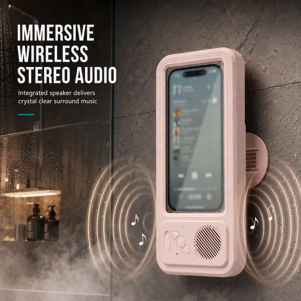 🥳HOT SALE🥳💞50K+ SOLD! Shower Phone Case – From £20.99! Waterproof, Bluetooth & touch screen. Music in shower – grab yours! ✅