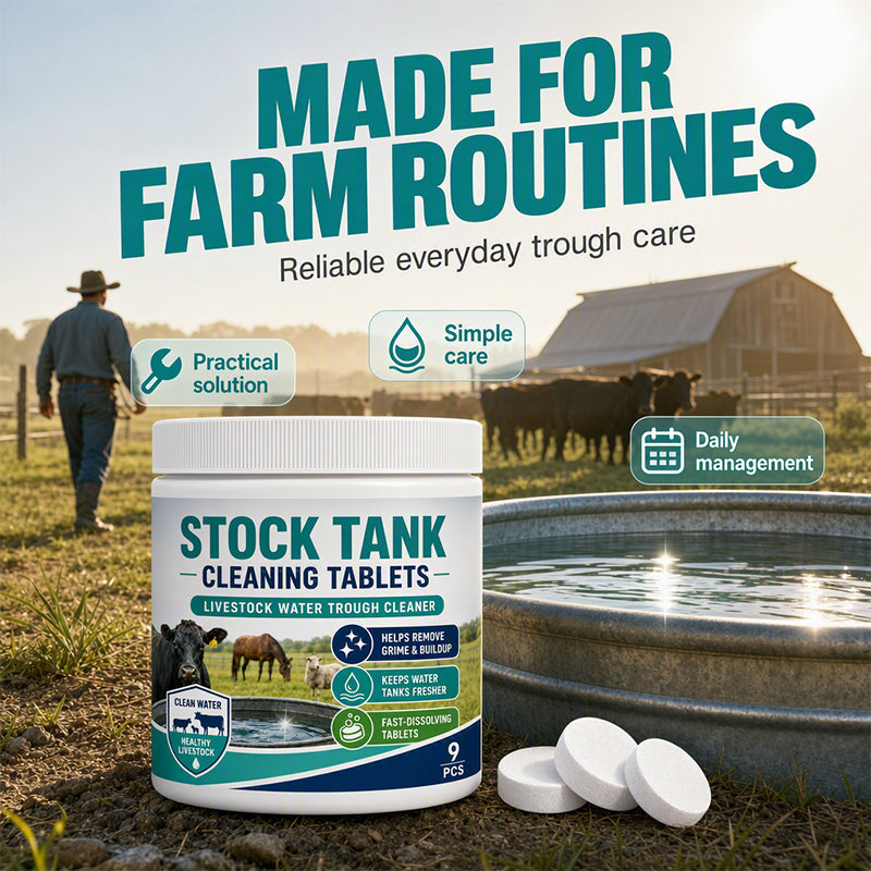 🥳HOT SALE🥳💞49K+ SOLD! Stock Tank Tablets – From £9.99! Fast-dissolving, easy drop-in & fresher water. Farm care – grab yours! ✅