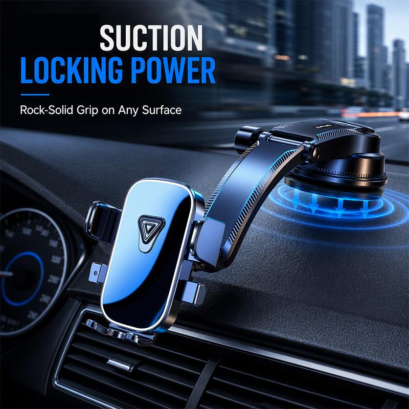 🥳HOT SALE🥳💞50K+ SOLD! Car Phone Holder – From £9.99! Nano vacuum, 360° arm & one-hand lock. Stable driving – grab yours! ✅