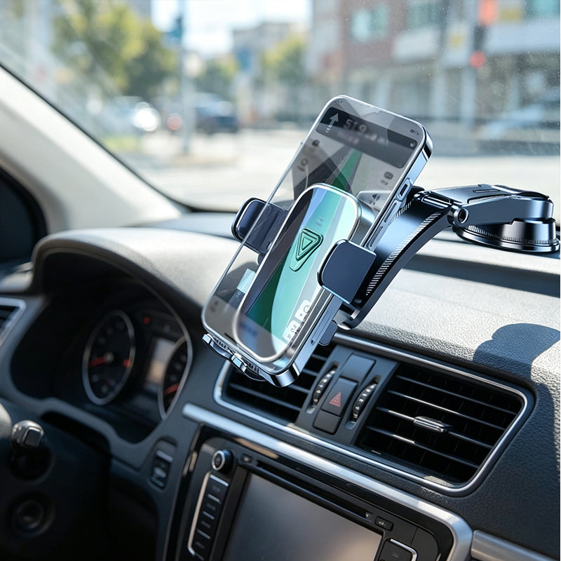 🥳HOT SALE🥳💞50K+ SOLD! Car Phone Holder – From £9.99! Nano vacuum, 360° arm & one-hand lock. Stable driving – grab yours! ✅