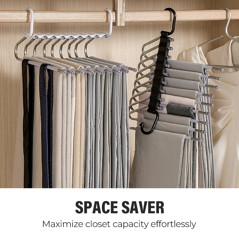🥳HOT SALE🥳💞50K+ SOLD! Pants Hanger – From £9.99! Multi-layer, anti-slip & 5kg load. Tidy closet – grab yours! ✅