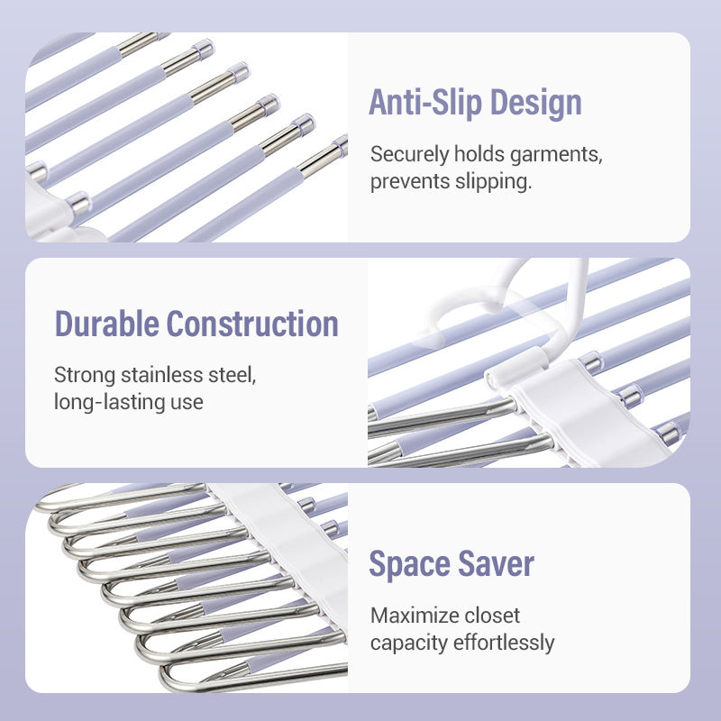 🥳HOT SALE🥳💞50K+ SOLD! Pants Hanger – From £9.99! Multi-layer, anti-slip & 5kg load. Tidy closet – grab yours! ✅