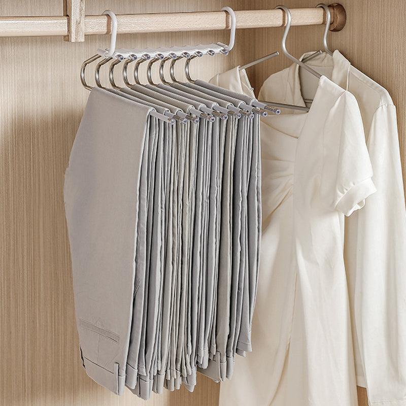 🥳HOT SALE🥳💞50K+ SOLD! Pants Hanger – From £9.99! Multi-layer, anti-slip & 5kg load. Tidy closet – grab yours! ✅